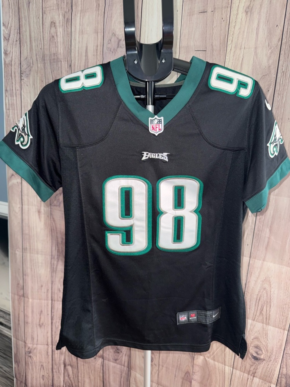 Nike Eagles Connor Barwin 98 Black On Field Jersey | Womens Medium NFL 🦅 🏈